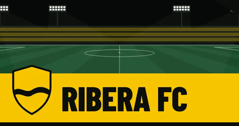 Page cover in the club’s yellow, with black text